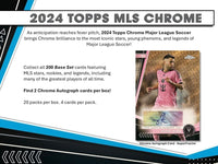 2024 Topps Chrome MLS Soccer Hobby Box