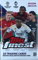 2023-24 Topps Finest UEFA Club Competitions Soccer Hobby Pack