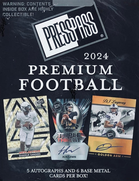2024 Press Pass Premium Football Hobby Box