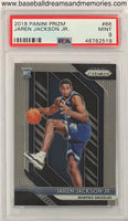 2018 Panini Prizm Jaren Jackson Jr Rookie Card Graded PSA MINT 9