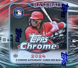 2024 Topps Chrome Baseball Hobby Jumbo Box