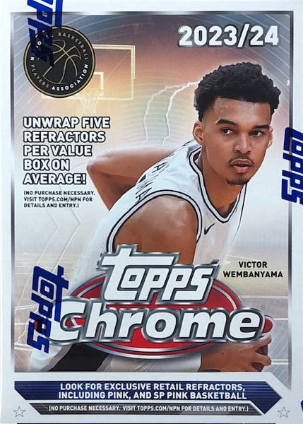 2023-24 Topps Chrome Basketball Blaster Box