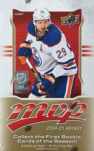 2024-25 Upper Deck MVP Hockey Hobby Box (Call 708-371-2250 For Pricing & Availability)