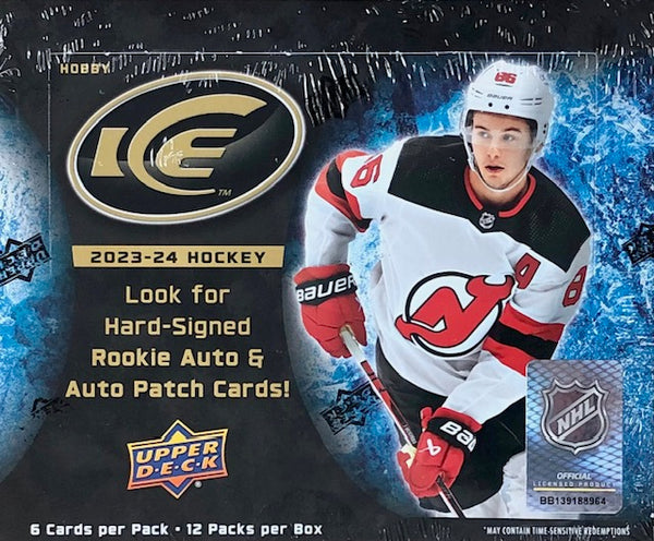 2023-24 Upper Deck Ice Hockey Hobby Box (Call 708-371-2250 For Pricing & Availability)