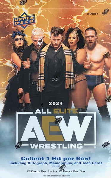 2024 Upper Deck All Elite Wrestling (AEW) Hobby Box (Call 708-371-2250 For Pricing & Availability)