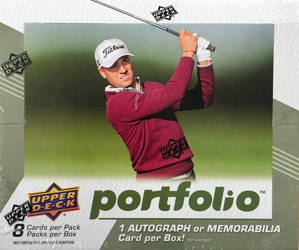 2024 Upper Deck Portfolio Golf Hobby Box (Call 708-371-2250 For Pricing & Availability)