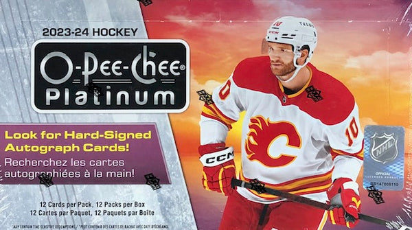 2023-24 O-Pee-Chee Platinum Hockey Hobby Box (Call 708-371-2250 For Pricing & Availability)