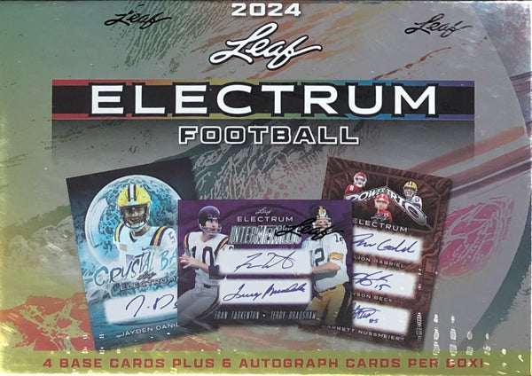 2024 Leaf Electrum Football Hobby Box