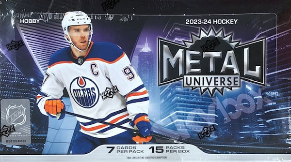 2023-24 Upper Deck Skybox Metal Universe Hockey Hobby Box (Call 708-371-2250 For Pricing &amp; Availability)