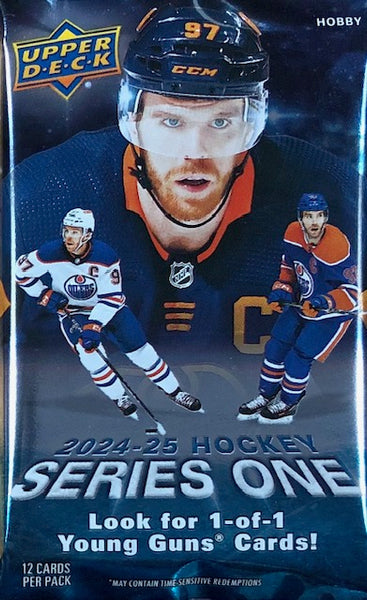 2024-25 Upper Deck Series 1 Hockey Hobby Pack (Call 708-371-2250 For Pricing & Availability) (Copy)