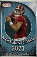 2023 Sage High Series Football Hobby Pack