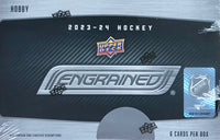 2023-24 Upper Deck Engrained Hockey Hobby Box (Call 708-371-2250 For Pricing & Availability)