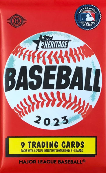 2023 Topps Heritage Baseball Hobby Pack