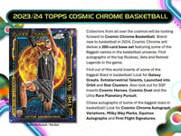 2023-24 Topps Cosmic Chrome Basketball Hobby Box (PRE-ORDER)