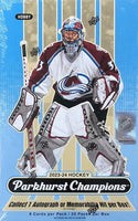 2023-24 Upper Deck Parkhurst Champions Hockey Hobby Box (Call 708-371-2250 For Pricing & Availability)