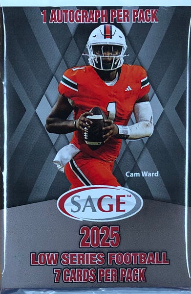 2025 Sage Football Low Series Hobby Pack