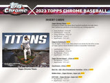 2023 Topps Chrome Baseball Hobby Jumbo Pack