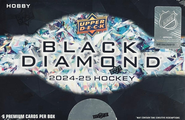 2024-25 Upper Deck Black Diamond Hockey Hobby Box (Call 708-371-2250 For Pricing & Availability)