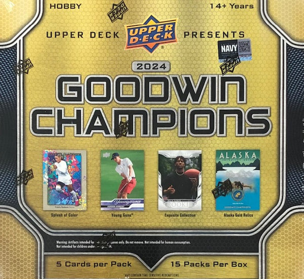 2024 Upper Deck Goodwin Champions Hobby Box (Call 708-371-2250 For Pricing & Availability)