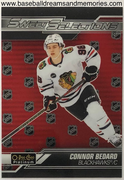 2023-24 Upper Deck O-Pee-Chee Platinum Connor Bedard Sweet Selections Card