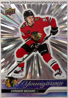 2023-24 Upper Deck Series 2 Connor Bedard Young Guns Silver Outburst Rookie Card