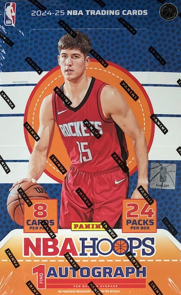 2024-25 Panini NBA Hoops Basketball Hobby Box.