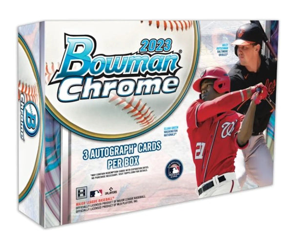 2023 Bowman Chrome Baseball HTA Choice Box – Baseball Dreams & Memories