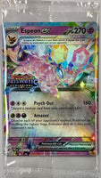 Pokémon Prismatic Evolutions Espeon ex Stamped Promo 034/131 (Sealed)