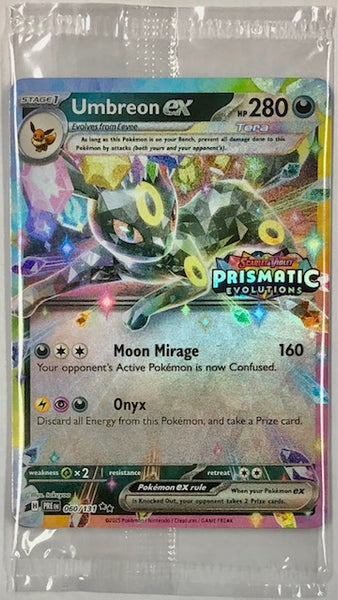 Pokémon Prismatic Evolutions Umbreon ex Stamped Promo 060/131 (Sealed)