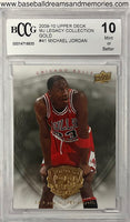 2009-10 Upper Deck MJ Legacy Collection Gold Michael Jordan Card Graded BCCG 10 Mint or Better