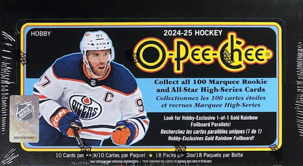 2024-25 Upper Deck O-Pee-Chee Hockey Hobby Box (Call 708-371-2250 For Pricing & Availability)