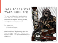 2024 Topps Star Wars High Tek Hobby Box (PRE-ORDER)