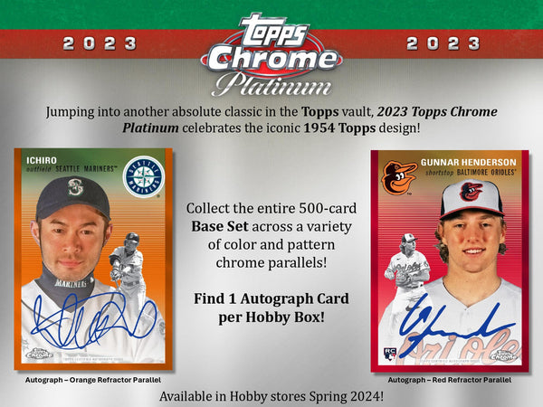 2023 Topps Chrome Platinum Anniversary Baseball Hobby Pack