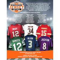 2021 Leaf Autographed Football Jersey Edition Hobby Box