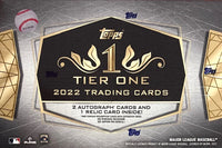 2022 Topps Tier One Baseball Hobby Box