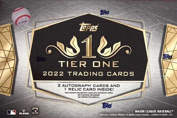 2022 Topps Tier One Baseball Hobby Box