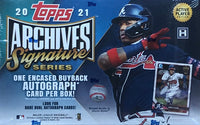 2021 Topps Archives Signatures Series Active Player Edition Hobby Box