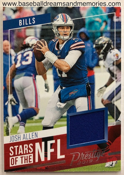 2019 Panini Prestige Josh Allen Stars of the NFL Jersey Card