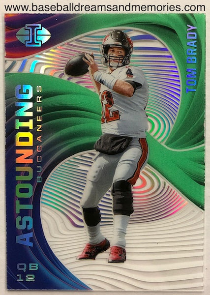 2020 Panini Illusions Tom Brady Green Acetate Astounding Card