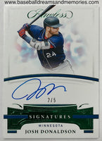 2021 Panini Flawless Josh Donaldson Autograph Card Serial Numbered 2/5