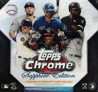 2020 Topps Chrome Baseball Sapphire Edition Box