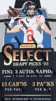 2022 Panini Select Draft Picks Collegiate Football Hobby Box