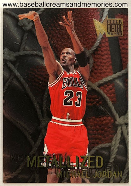 1996-97 Fleer Metal Michael Jordan Metallized Card