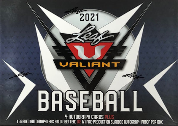 2021 Leaf Valiant Baseball Hobby Box