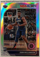 2019-20 Panini NBA Hoops Premium Stock Zion Williamson Silver Rookie Card