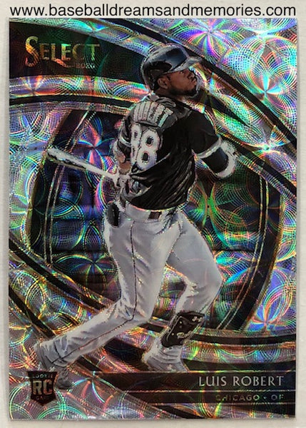 2020 Panini Select Luis Robert Scope Parallel Rookie Card