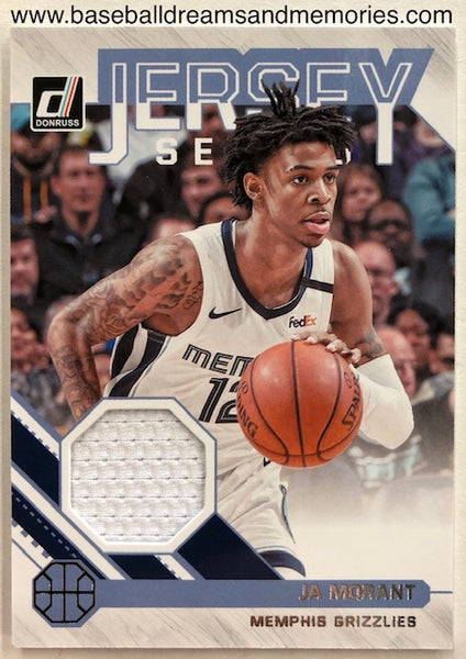 2020-21 Panini Donruss Ja Morant Jersey Series Jersey Card