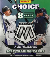 2022 Panini Mosaic Choice Baseball Hobby Box