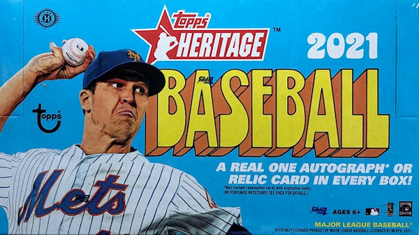 2021 Topps Heritage Baseball Hobby Box