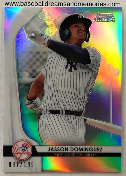 2020 Bowman Sterling Jasson Dominguez Bowman Sterling Prospects Refractor Card